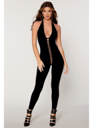 Combinaison bodystocking noire - DG0426